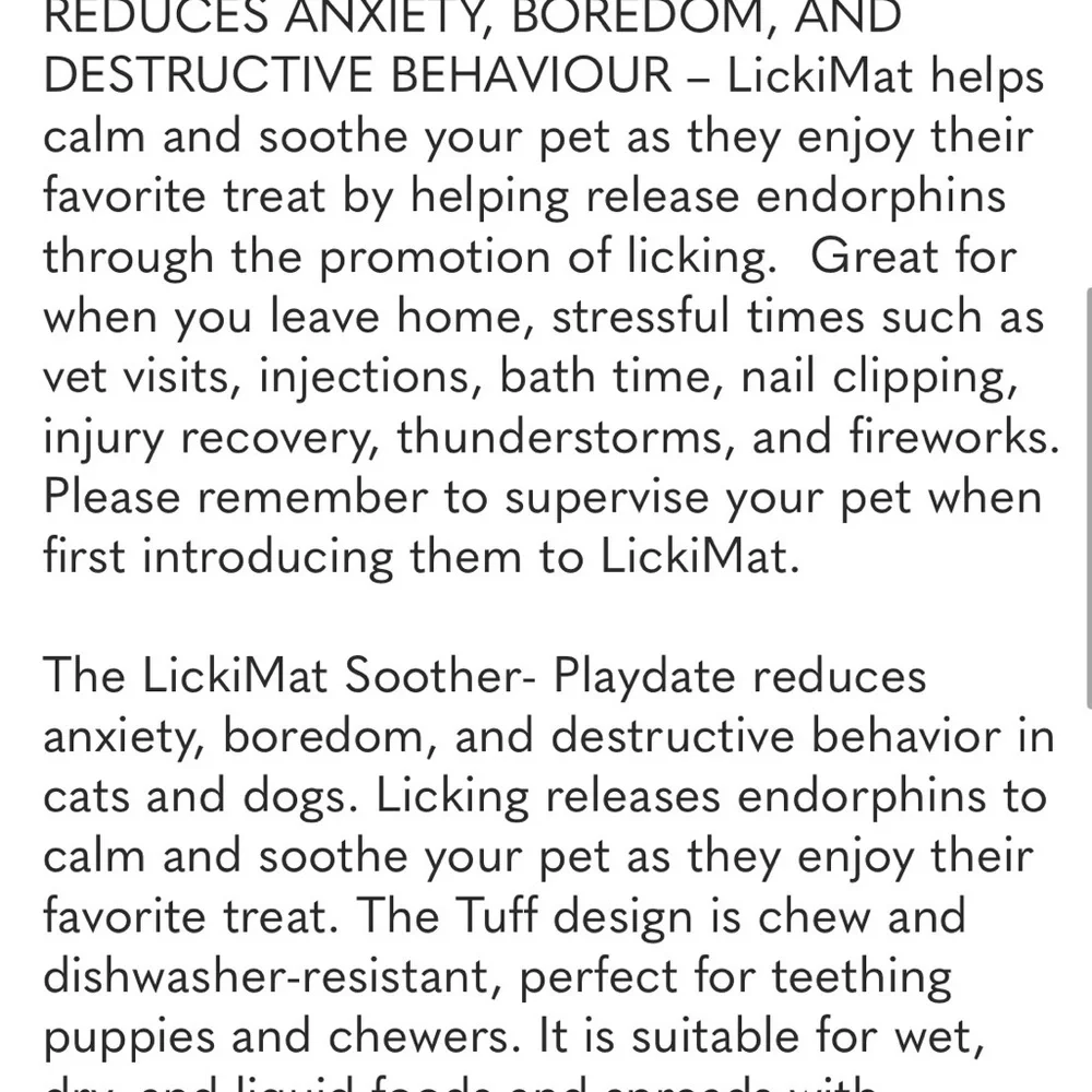 🌈 6/$60 The LickiMat Soother Turquoise Blue 8”x8” Slow Down Dog Feeder Small Dog - Picture 6 of 8